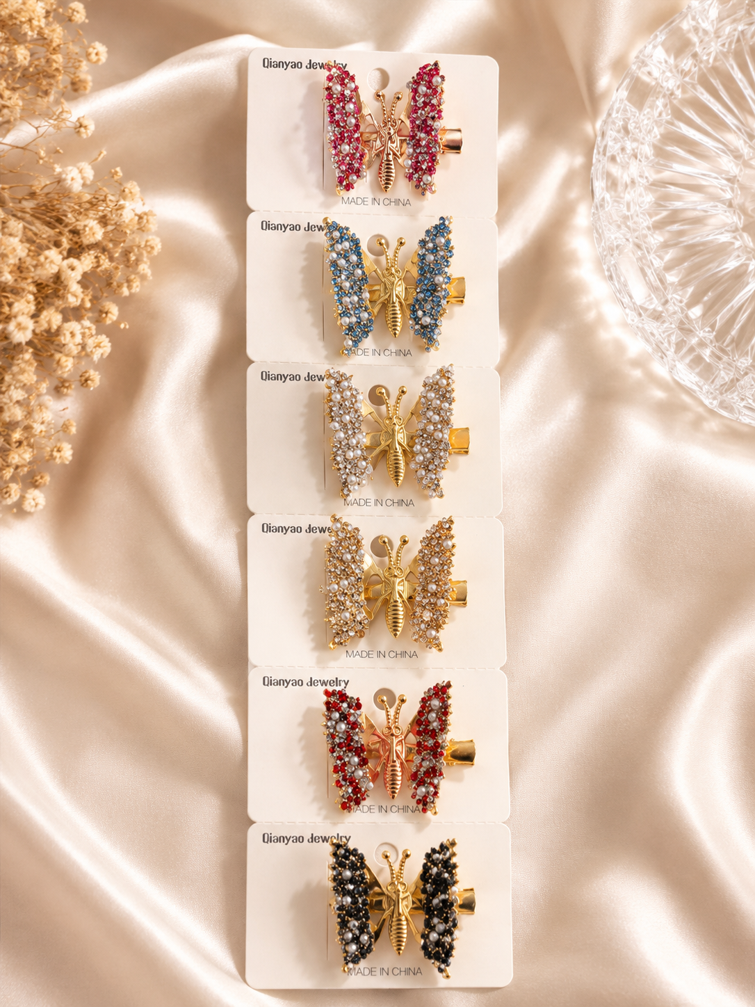 Butterfly Wing Hair Clips