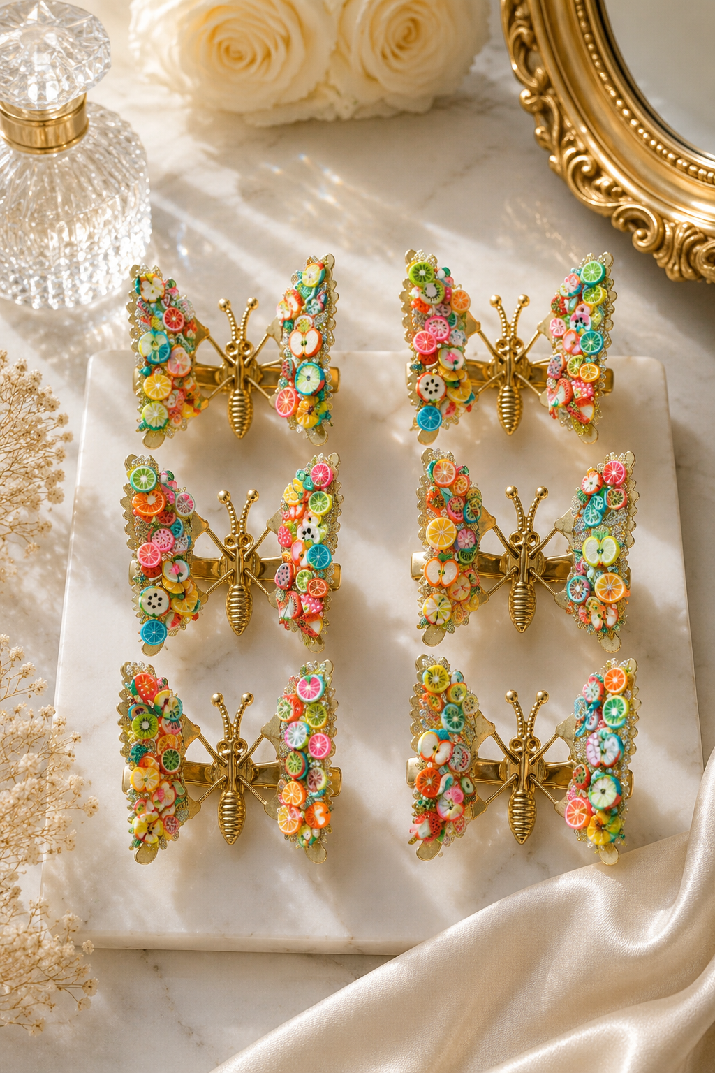 Butterfly Wing Hair Clips (Metal high quality)