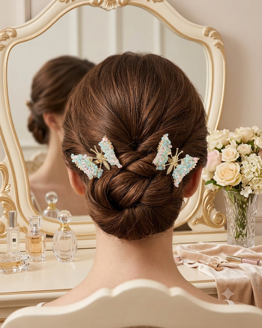 Butterfly Wing Hair Clips (Metal high quality)