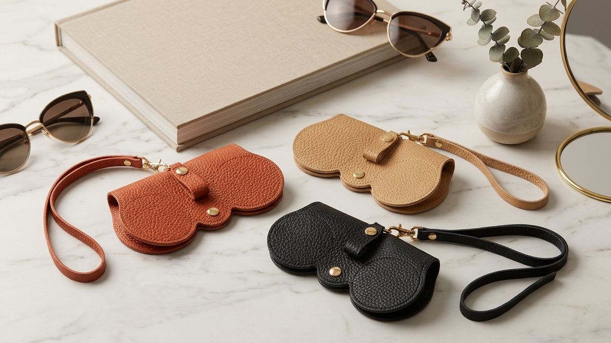 Sunglasses Cover - Bag Soft PU Leather