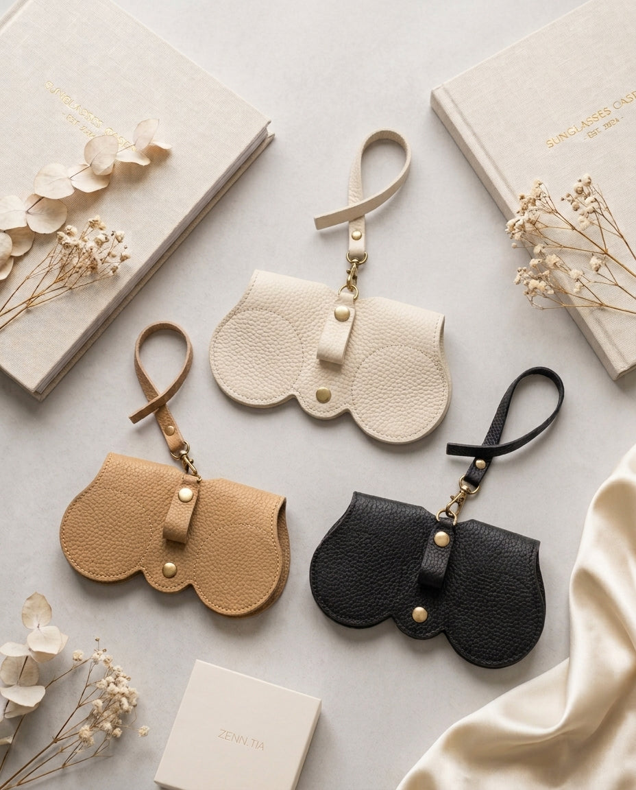 Sunglasses Cover - Bag Soft PU Leather