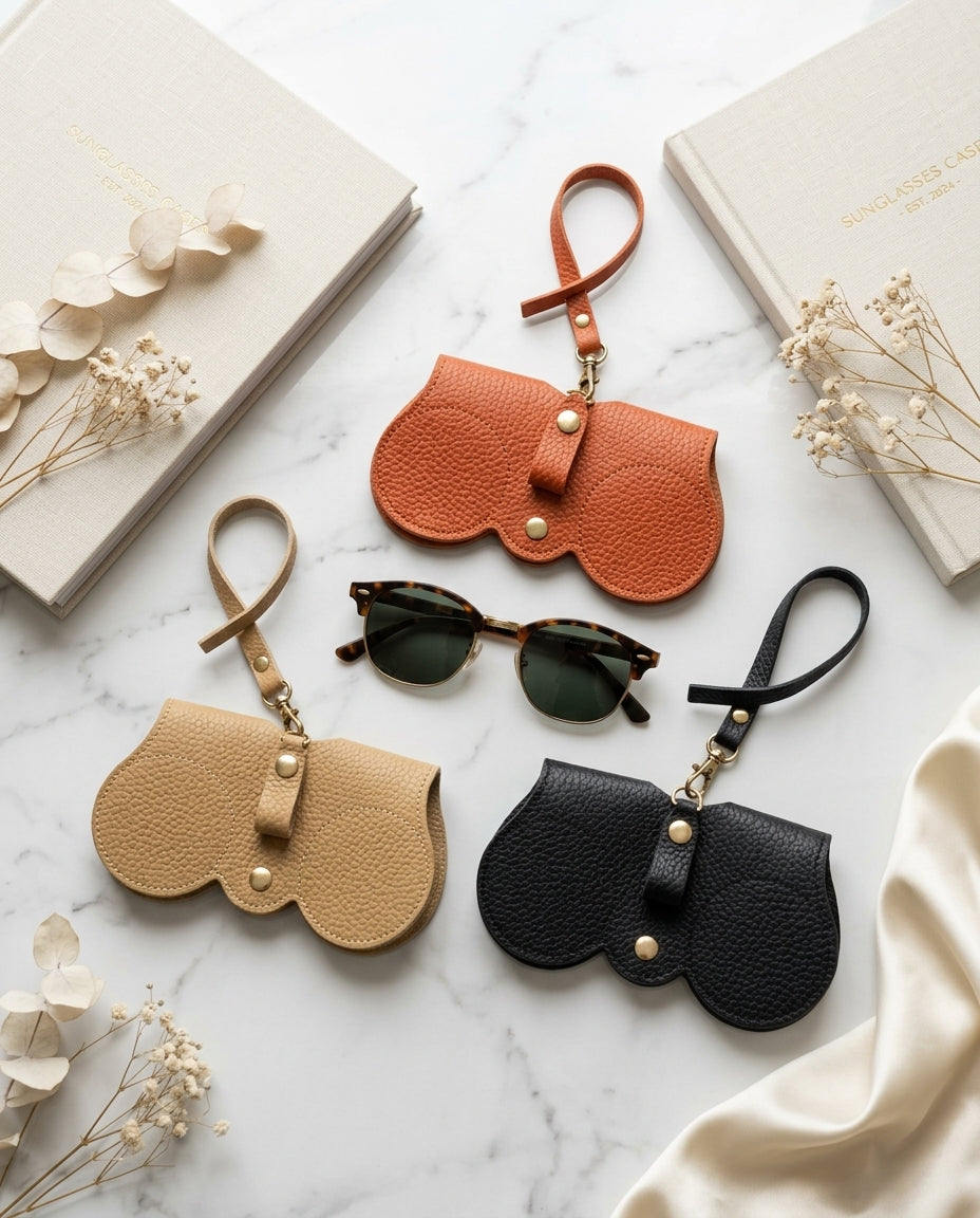 Sunglasses Cover - Bag Soft PU Leather