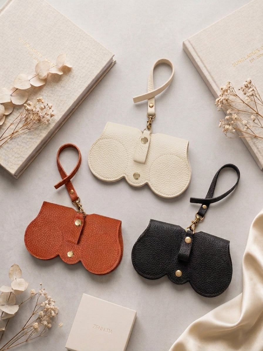 Sunglasses Cover - Bag Soft PU Leather
