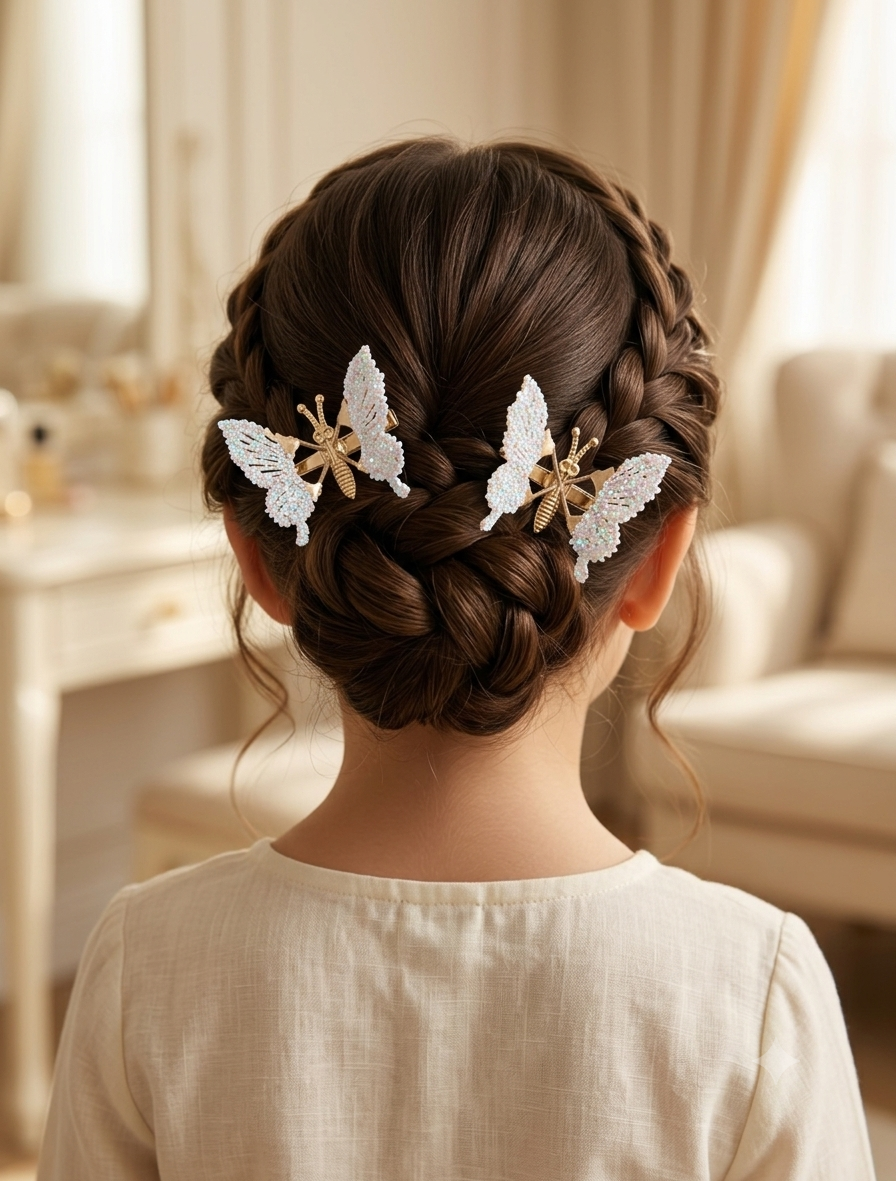 Butterfly Wing Hair Clips (Metal high quality)